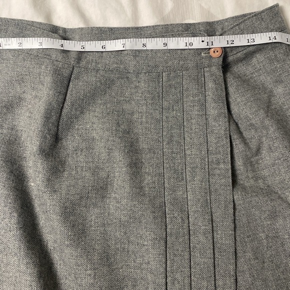 Lined wool A line skirt - Picture 4 of 6